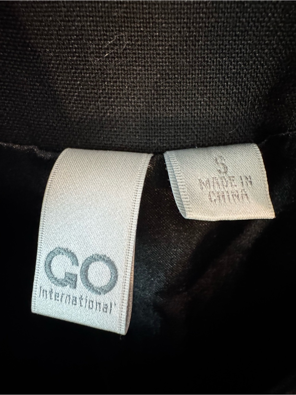 GO International Black Vest with Silver details Size Small - Picture 3 of 7